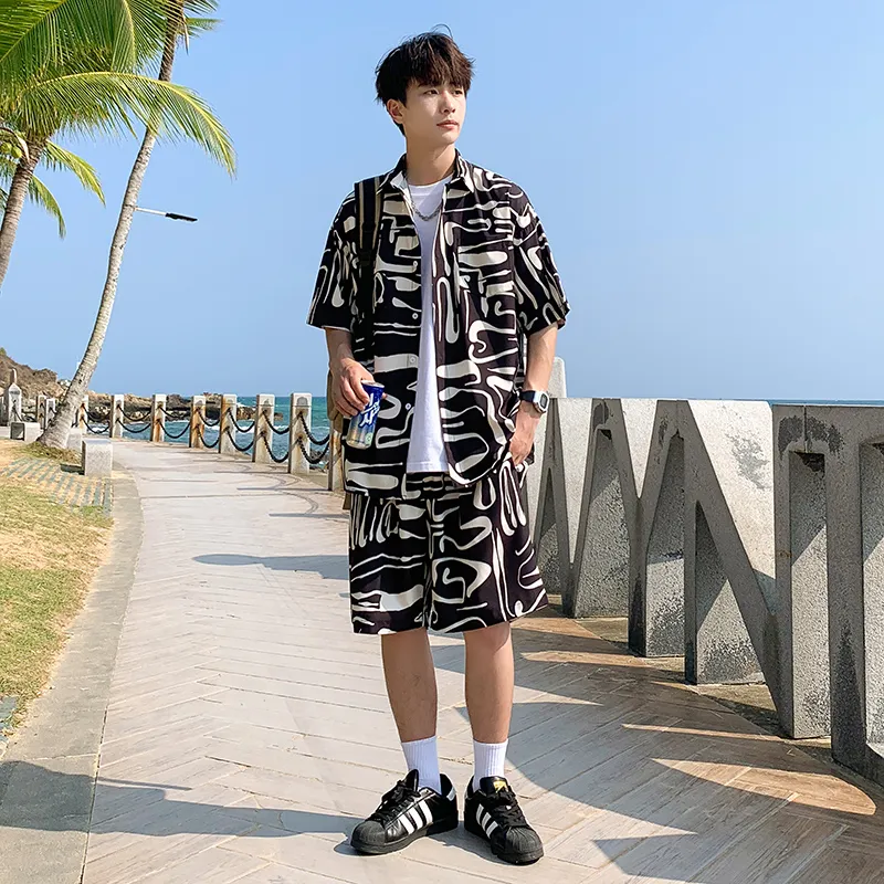 Fakeyoung Shirt Matching Set Unisex-2