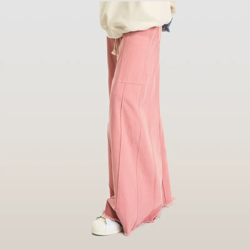 RELABEL Casual Pants Unisex Pink-5