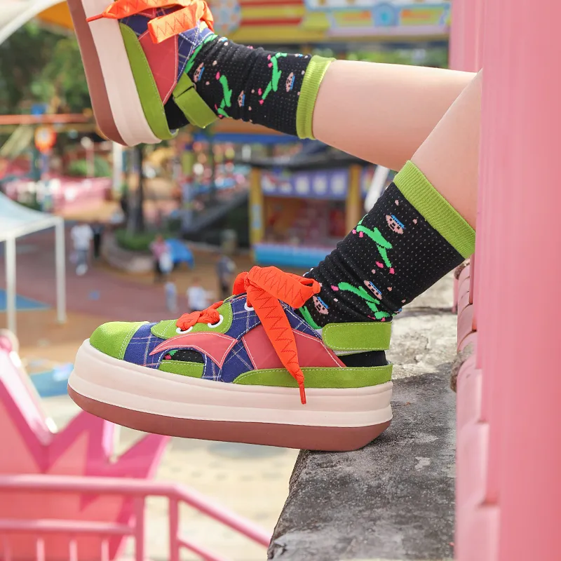 NiuwaStudio Casual Single Shoes 4cm Women's Multicolor-3