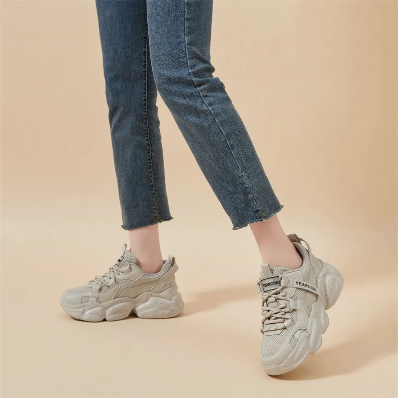 YEARCON Low Top Chunky Sneakers Women's-10