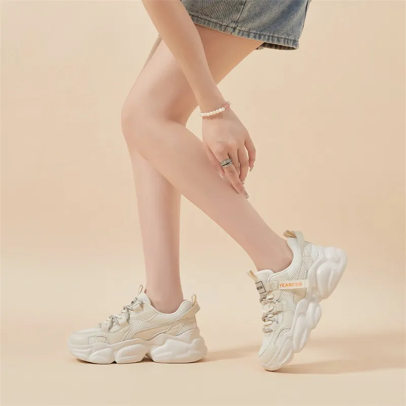 YEARCON Low Top Chunky Sneakers Women's-3