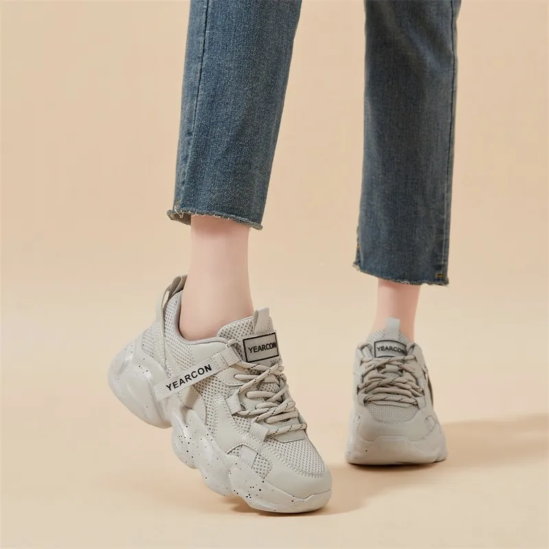 YEARCON Low Top Chunky Sneakers Women's-11