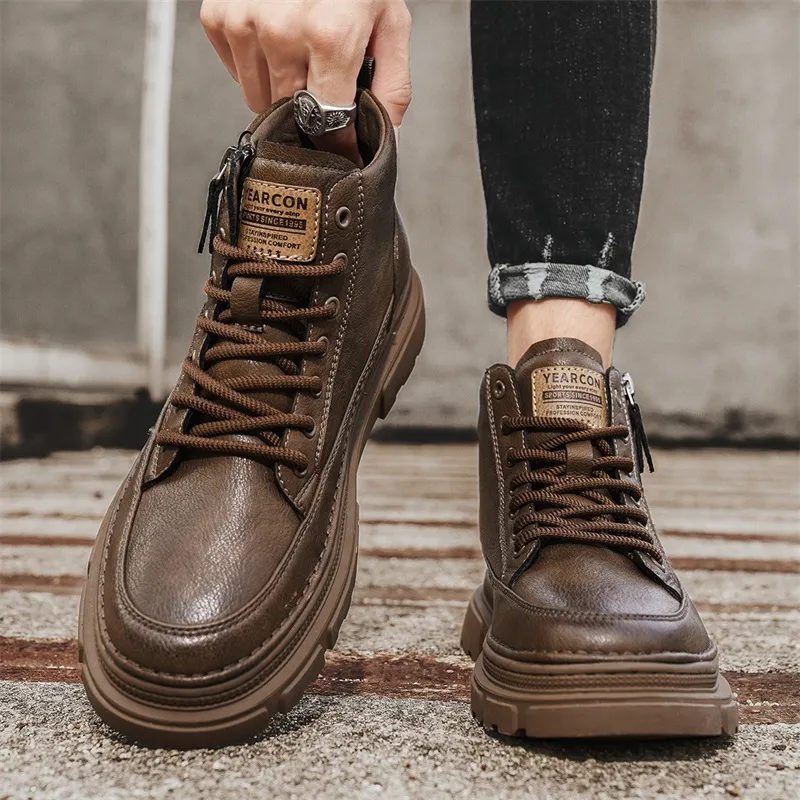 YEARCON Mid-Top Casual Shoes Men's-5