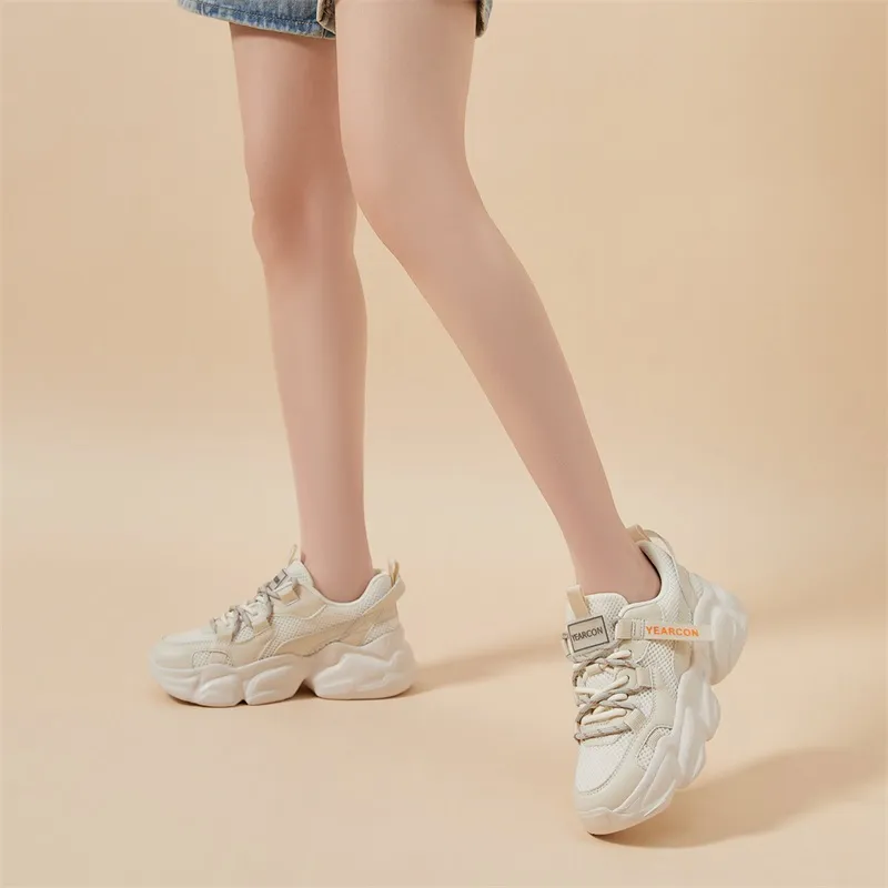 YEARCON Low Top Chunky Sneakers Women's-4