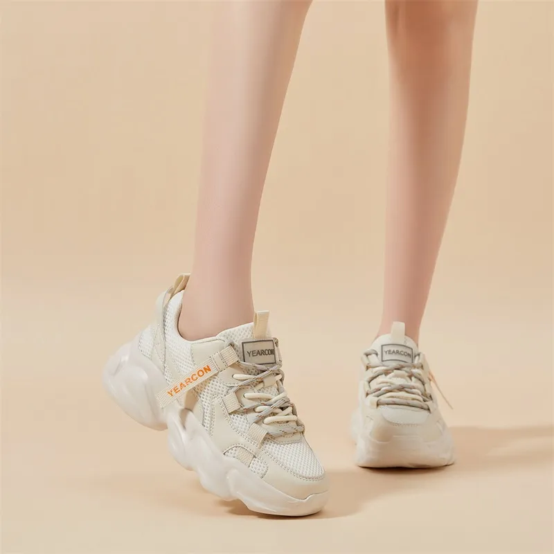 YEARCON Low Top Chunky Sneakers Women's-5