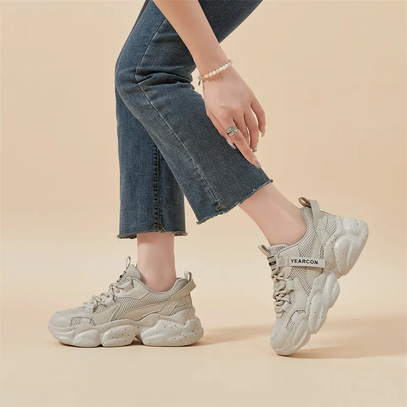 YEARCON Low Top Chunky Sneakers Women's-9