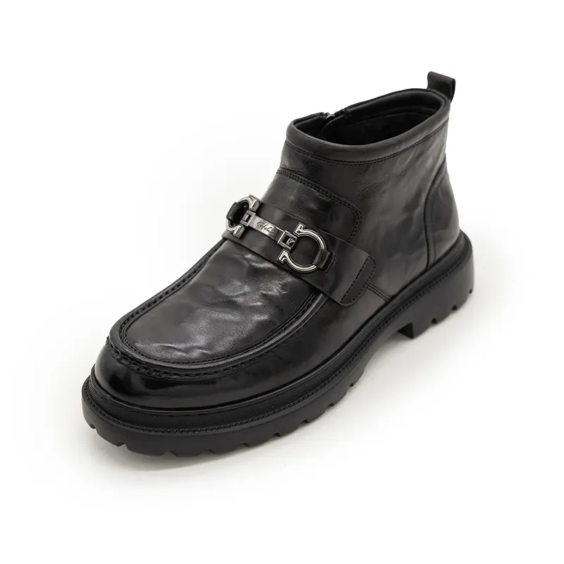 Satchi Ankle Boots Men Black-1
