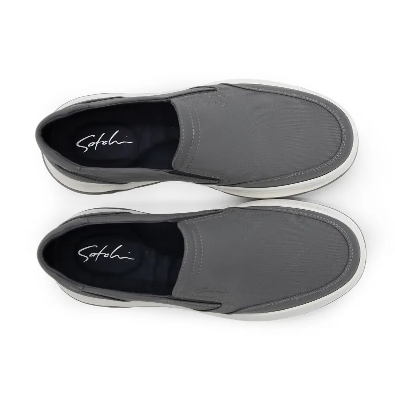 Satchi Anti Slip Wear Resistant Low Top Casual Shoes, Slip on Shoes, Slip on Men's Gray-6