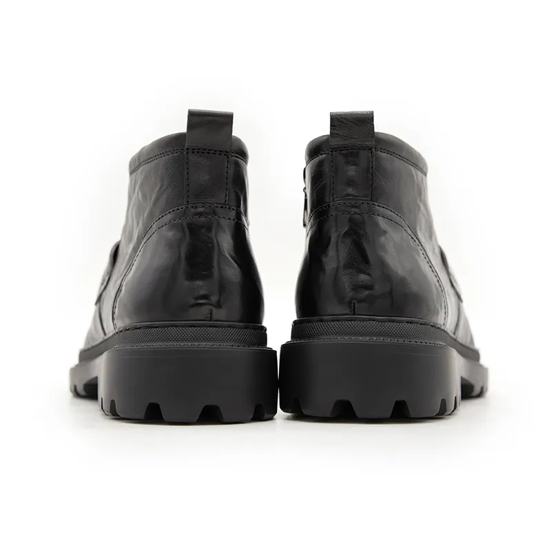 Satchi Ankle Boots Men Black-3