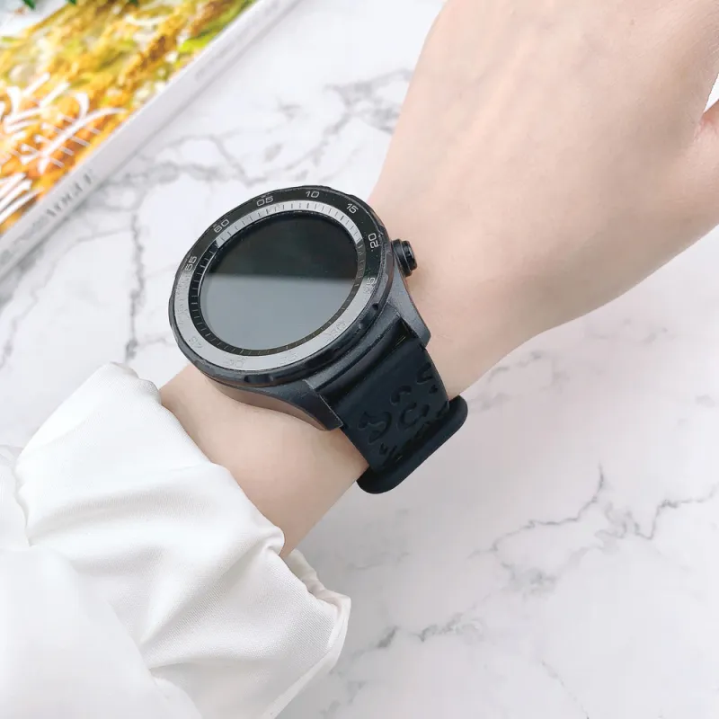 SOUTU Watch Band Huawei Compatibility Silicone Material-4