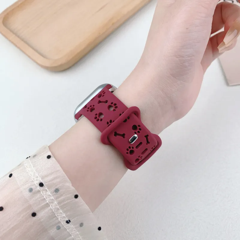 SOUTU Watch Band Apple Compatibility 38/40/41/42/44/45/49mm Silicone Material-10