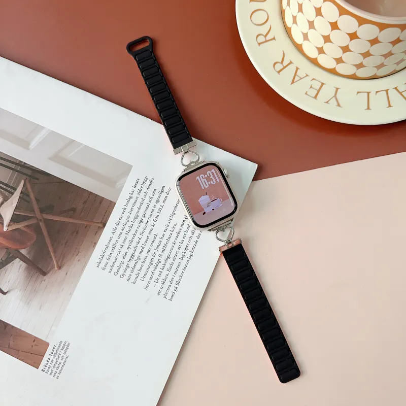 SOUTU Watch Band Apple Compatibility 45/49mm Silicone Material-6