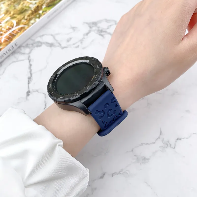 SOUTU Watch Band Huawei Compatibility Silicone Material-12