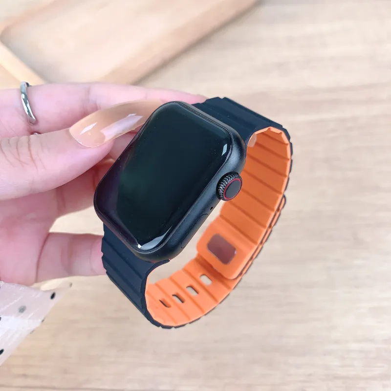 SOUTU Watch Band Apple Compatibility Silicone Material-6