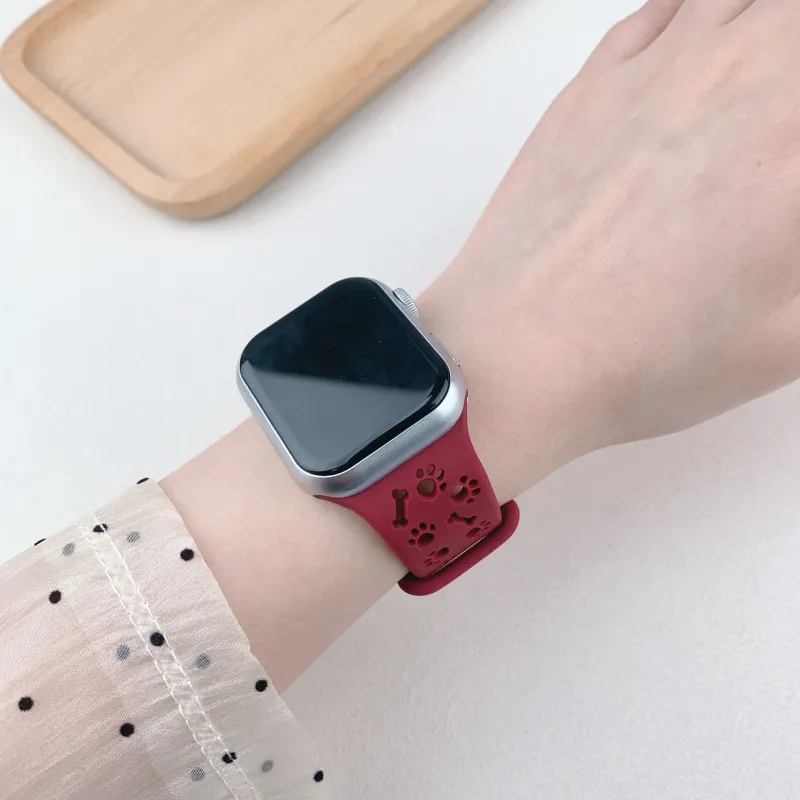 SOUTU Watch Band Apple Compatibility 38/40/41/42/44/45/49mm Silicone Material-11