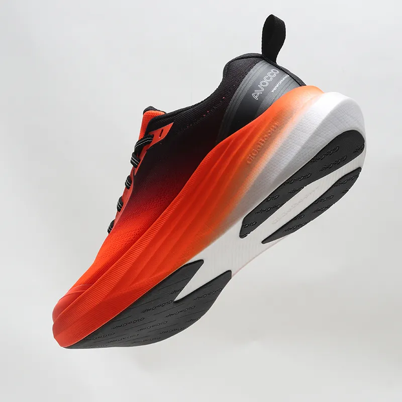 AVOCCO Ao Ge Colibri MIX Hummingbird Mix Low Top Running Shoes Unisex Aurora Orange-5