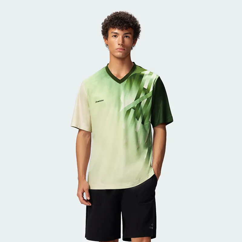 Kawasaki Vintage Collection Badminton Jersey Unisex Ink Bamboo Green-1