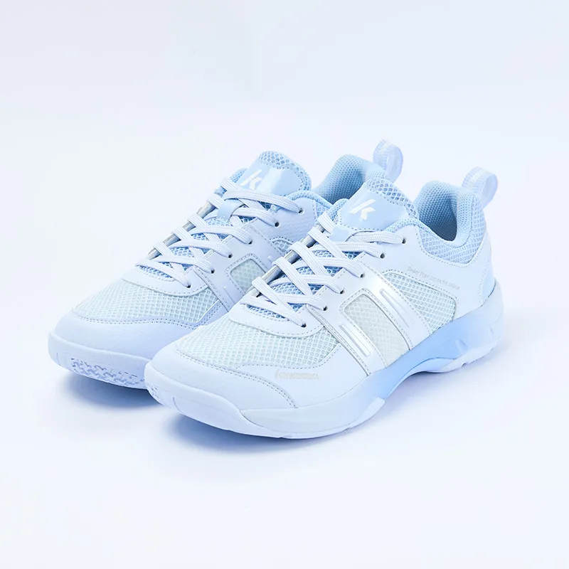 Kawasaki Abrasion Resistant Breathable Coverage Low Top Badminton Shoes Unisex Blue-3