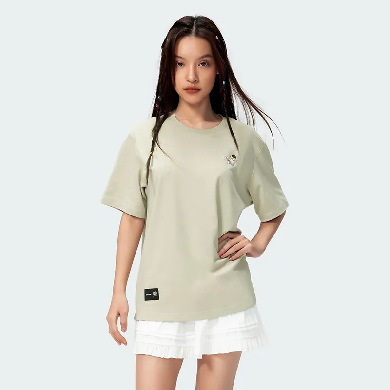 Kawasaki X Danny Bear Collaboration Collection T Shirt Unisex Khaki-2