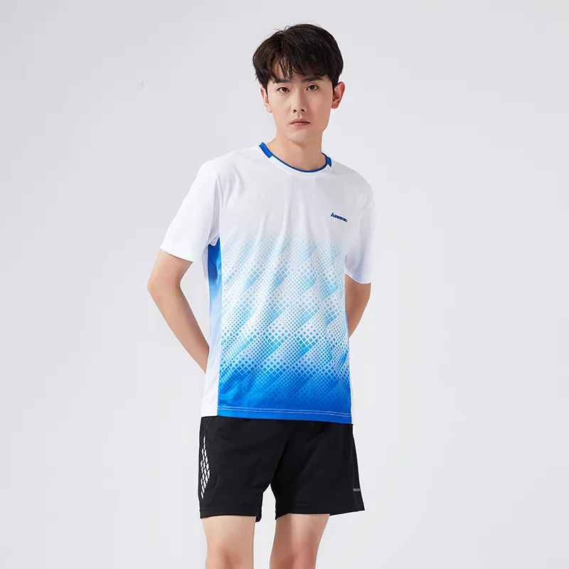 Kawasaki Badminton Clothing Men's White-9