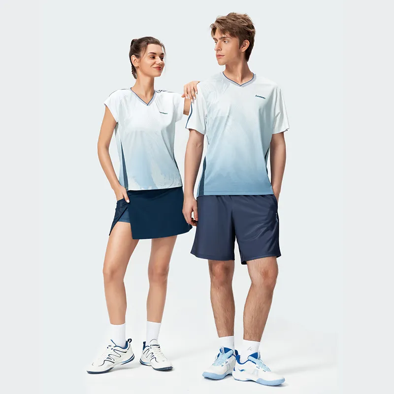 Kawasaki Feitian Series Badminton Jersey Women's Jade Blue-3