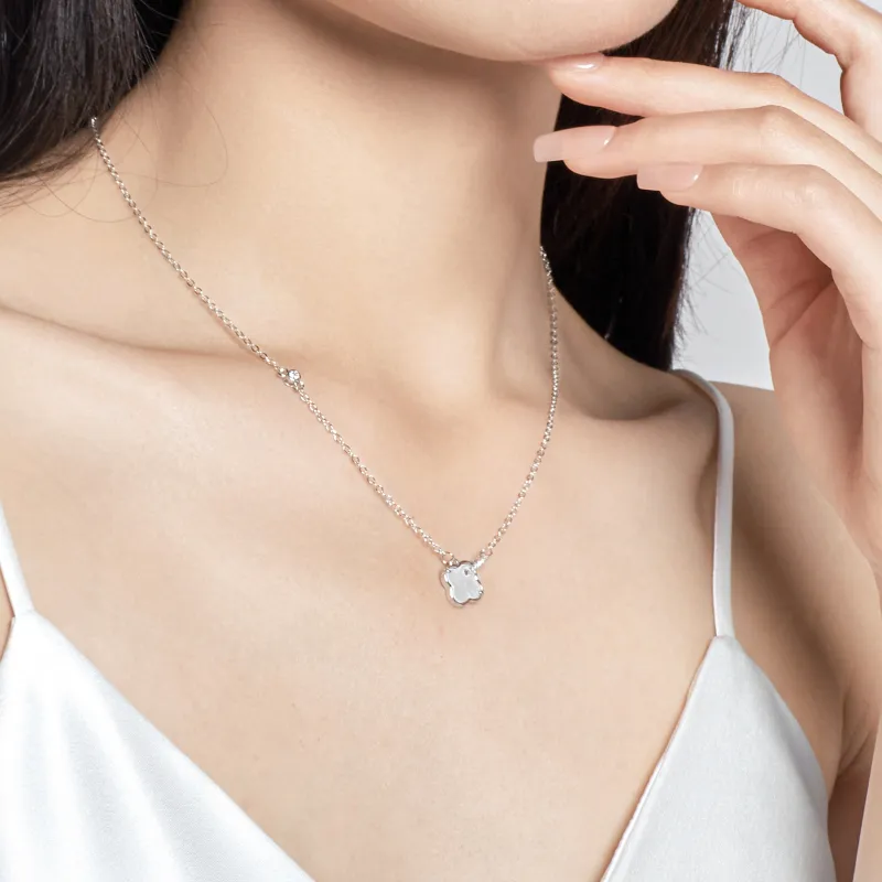 TEEX Copper Alloy Mother Of Pearl Necklaces Unisex-1