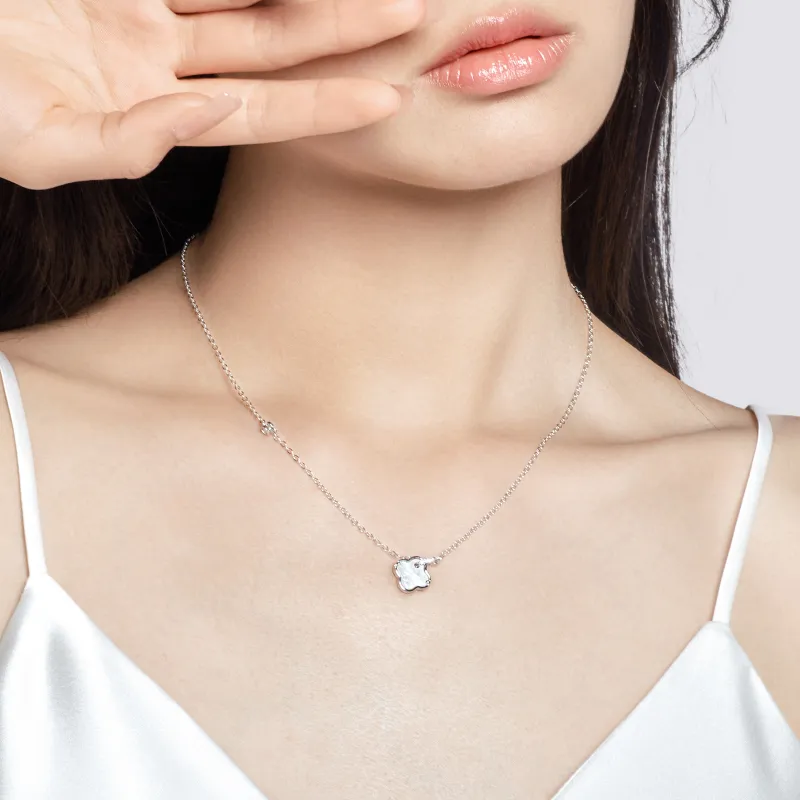 TEEX Copper Alloy Mother Of Pearl Necklaces Unisex-3