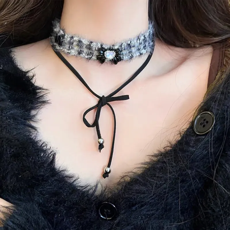 TEEX Rhinestone Necklaces Women's-3