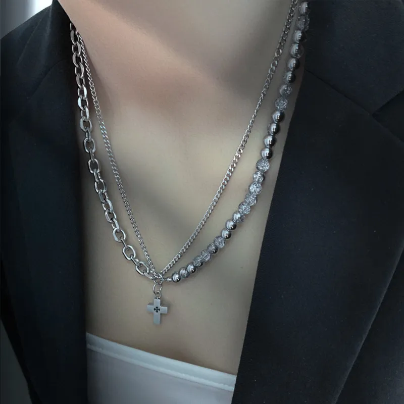 TEEX Titanium Steel Necklaces Unisex-1
