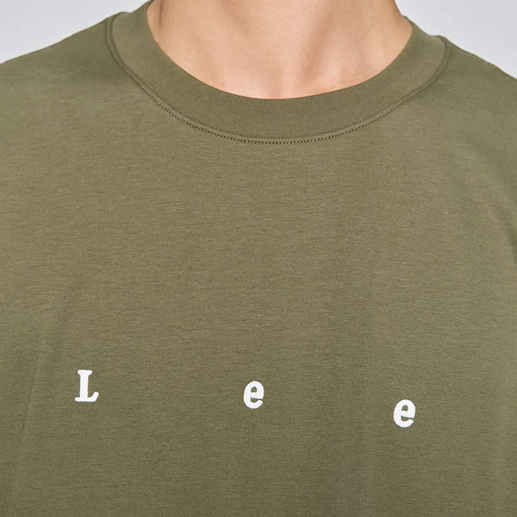Lee SS25 T Shirt Men's Olive Green-5