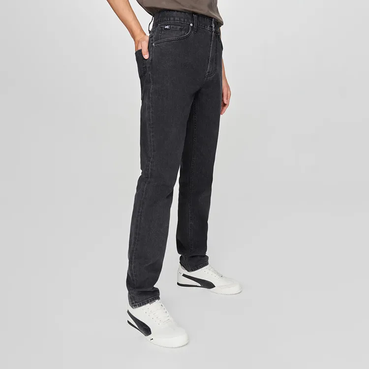 Lee SS25 Jeans Men's Black Gray Color-3