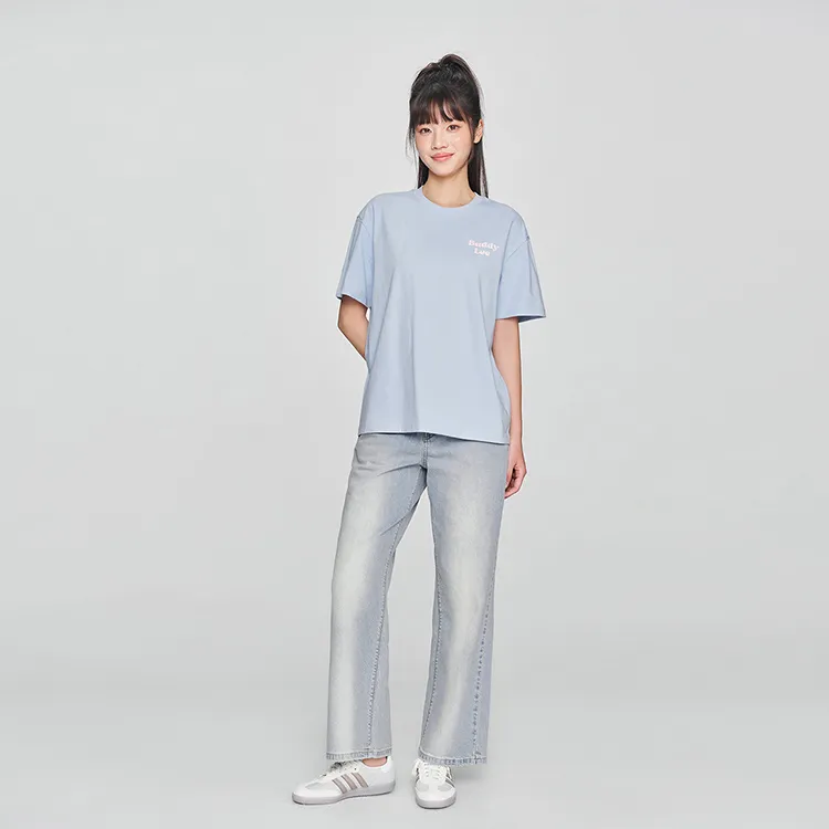 Lee T Shirts Women's Sky Blue-2
