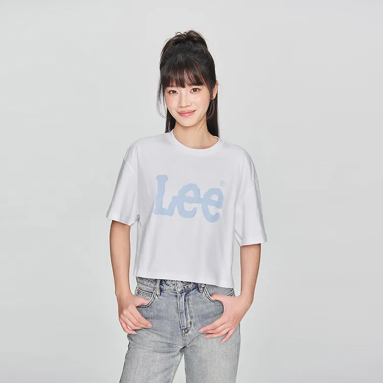 Lee T Shirts Women's White-3