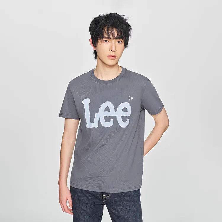 Lee SS25 T Shirt Men's Iron Gray-3