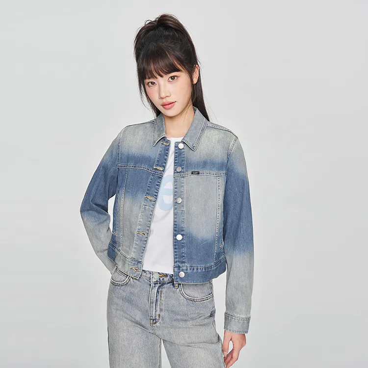 Lee Denim Jackets Women's Medium Blue-3