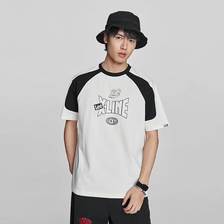 Lee Little Liu Duck Co branded Model T Shirts Men Ecru-6