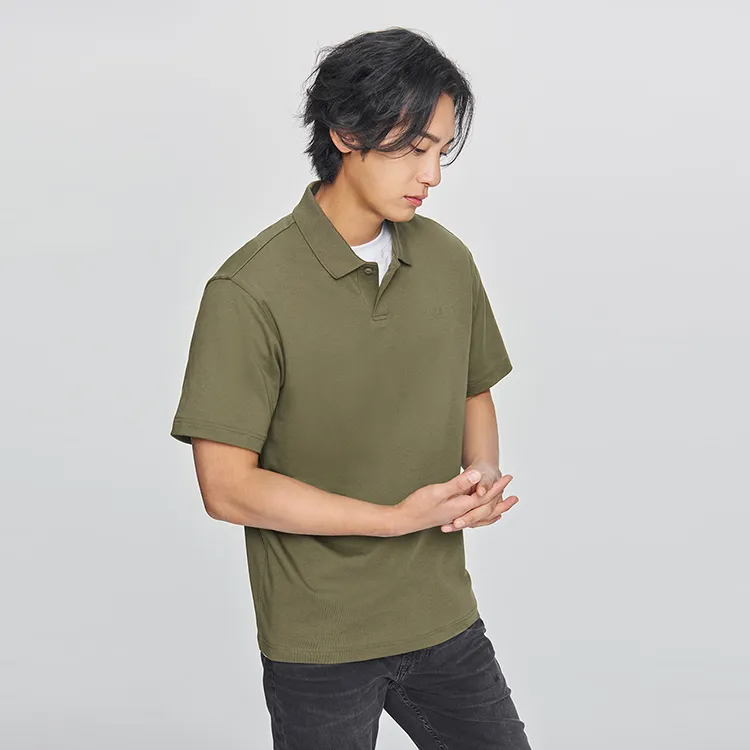 Lee SS25 Polo Shirt Men's Olive Green-4
