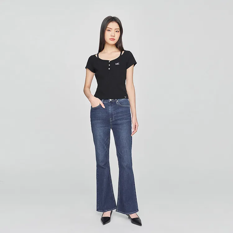 Lee SS25 Jeans Women's Dark Blue-2