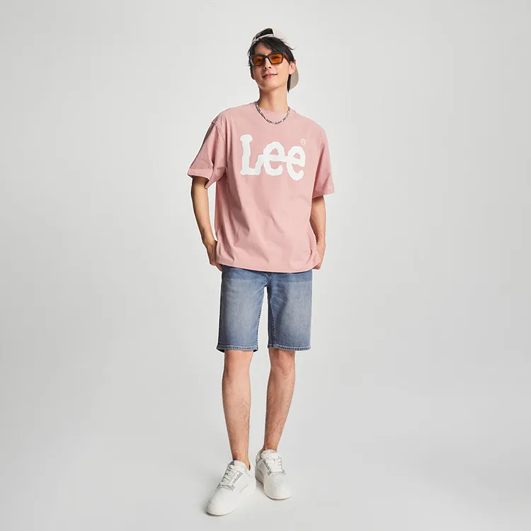 Lee T Shirts Unisex Dirty Pink-5