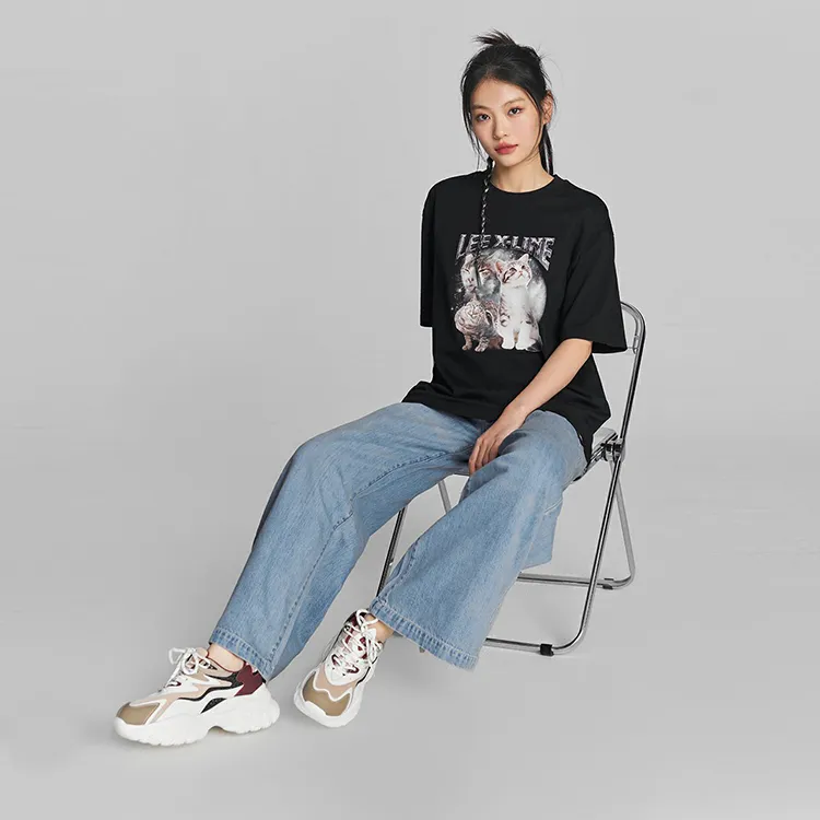Lee T Shirts Unisex Black-7
