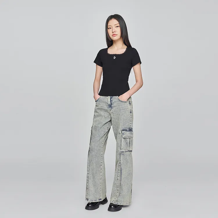 Lee T Shirts Women's Black-2
