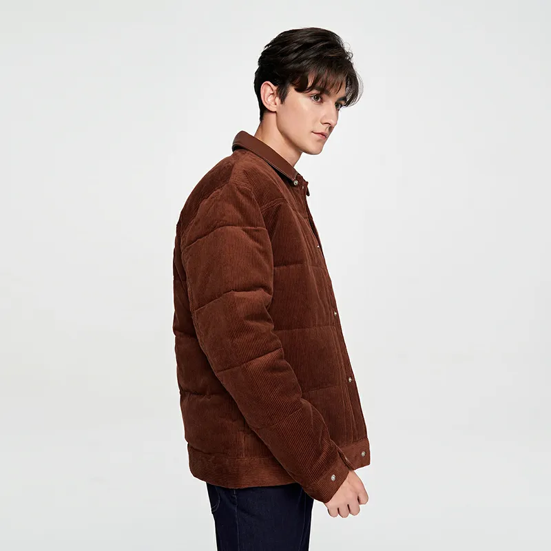 Lee Xline Down Jackets Men Brown-6