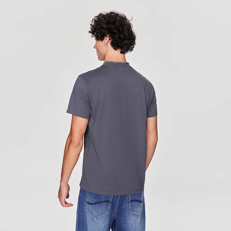 Lee T Shirts Unisex Gray-4