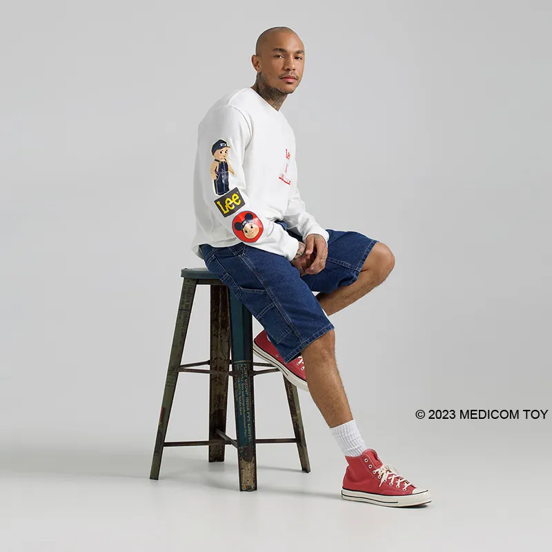 Be@rbrick X Lee T Shirts Men White-5