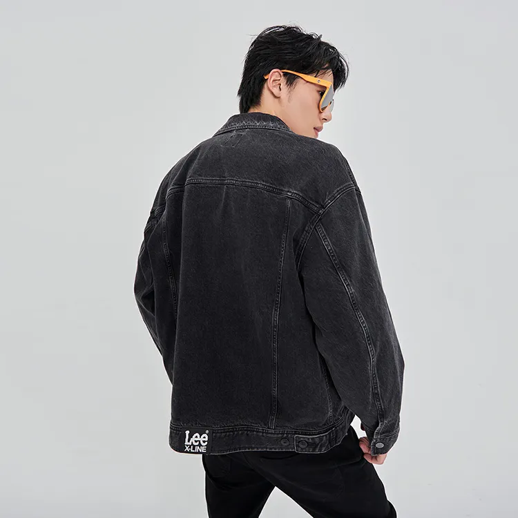 Lee Xline Denim Jackets Unisex Black-3