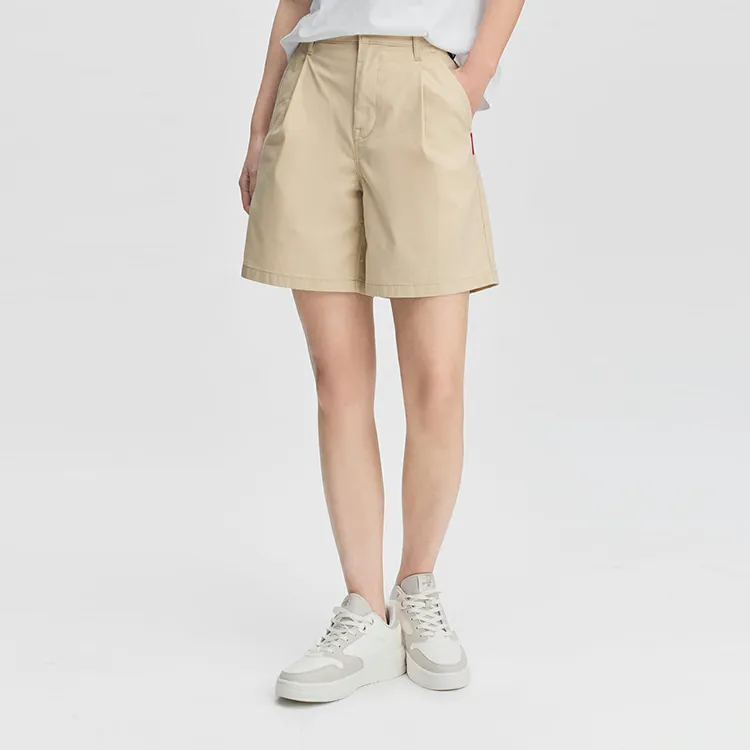 Lee Casual Shorts Women's Khaki-2