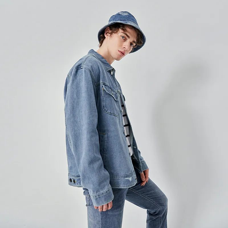 Lee Xline Denim Jackets Unisex Light Blue-6