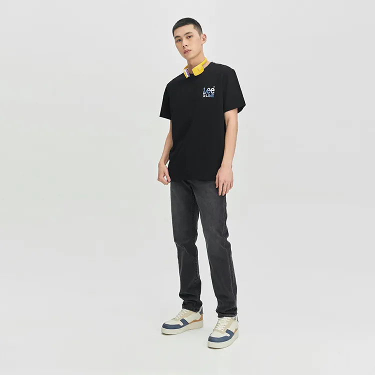 Lee T Shirts Unisex Black-6