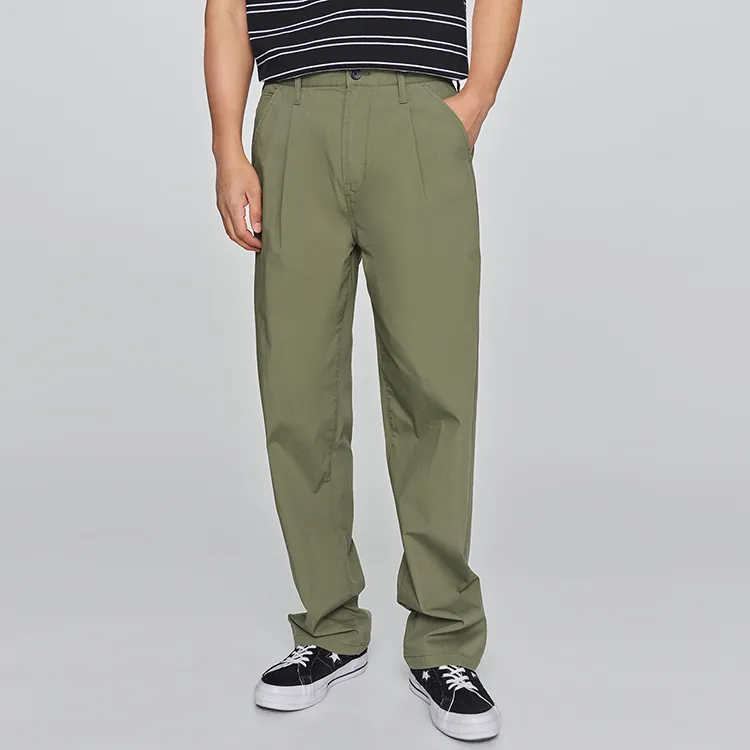 Lee SS25 Casual Pants Men's Olive Green-3