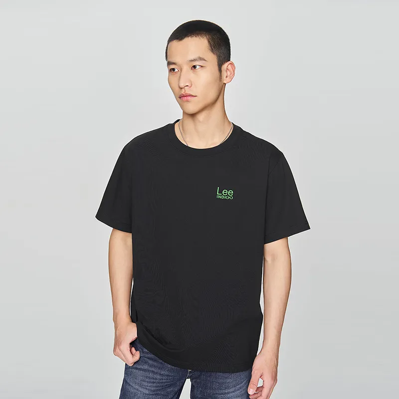 Lee T Shirts Men Black-3